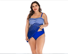 Load image into Gallery viewer, Women's Skirt Split Briefs Plus Size Swimsuit
