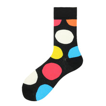 Load image into Gallery viewer, Color Large Version Polka Dot Men's Trendy Socks In Tube Socks
