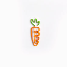 Load image into Gallery viewer, Cartoon Cute Fruit Carrot Paper Clip White Radish Note Holder Simulation White Radish Paper Clip Office Stationery
