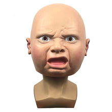 Load image into Gallery viewer, Cute Children Latex Headgear Mask Funny Face Headgear For Masquerade Party
