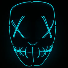 Load image into Gallery viewer, Halloween Led Glowing Full Face Mask
