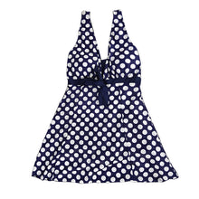 Load image into Gallery viewer, Print plus-size skirt split swimsuit
