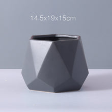 Load image into Gallery viewer, Geometric Green Plants Hydroponic Flowerpot
