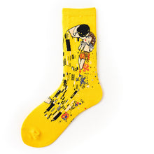 Load image into Gallery viewer, Men's Socks Retro Art Abstract World Oil Painting Socks

