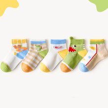 Load image into Gallery viewer, Children's Mesh Bright Color Dinosaur Boat Socks
