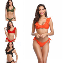 Load image into Gallery viewer, Sexy solid color multicolor bikini
