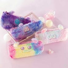 Load image into Gallery viewer, Gradient color plush pencil case

