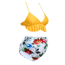 Load image into Gallery viewer, Printed pregnant women split swimsuit

