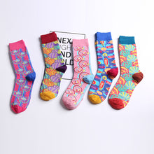 Load image into Gallery viewer, Japanese cartoon socks cotton socks couple socks
