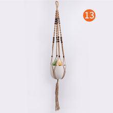 Load image into Gallery viewer, Vintage hemp rope flowerpot net bag hanging
