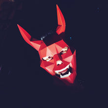 Load image into Gallery viewer, Devil Mask Animal Headgear 3D Paper Mold DIY
