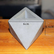 Load image into Gallery viewer, Succulent Flowerpot Mold Homemade Bonsai Cement Mold Silicone Mold Concrete Mold Custom Cement Silicone
