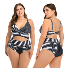 Load image into Gallery viewer, Fattening and fattening women's swimsuit
