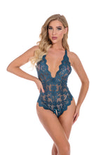 Load image into Gallery viewer, European And American Lace Perspective Backless Jumpsuit
