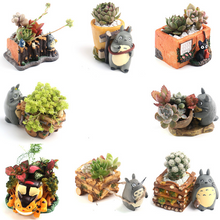 Load image into Gallery viewer, My Neighbor Totoro Cart Resin Doll Ornaments And Flower Pots
