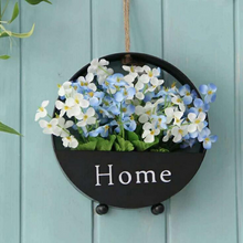 Load image into Gallery viewer, Wrought iron artificial plant flower arrangement
