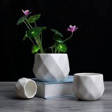 Load image into Gallery viewer, Desktop ceramic flowerpot
