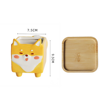 Load image into Gallery viewer, Creative Personality Cute Small Ceramic Flowerpot
