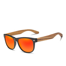 Load image into Gallery viewer, Bamboo Wood Sunglasses Wooden Retro Polarized Sunglasses
