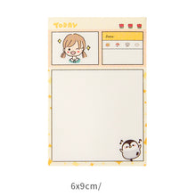 Load image into Gallery viewer, Memo Paper Small Notebook Sticky Notes Creative Cute Cartoon Stationery
