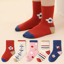 Load image into Gallery viewer, Children's Autumn And Winter Tube Cotton Socks
