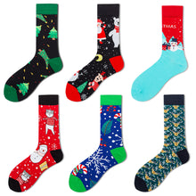 Load image into Gallery viewer, Fashionable Men's Santa Claus Elk Socks Trendy Cotton Socks
