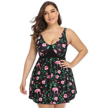 Load image into Gallery viewer, Oversized split print swimsuit
