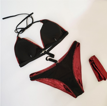 Load image into Gallery viewer, Sexy backless round light bikini
