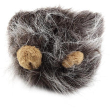Load image into Gallery viewer, Funny Pet Hat For Small Dogs Cats Hat Emulation Lion Hair Mane Ears Head Cap Scarf Pet Halloween Festival Costume
