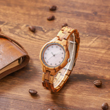 Load image into Gallery viewer, Fashion Sandalwood Watch All Wood Strap Japanese Quartz Movement Wooden Watch
