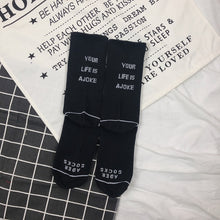 Load image into Gallery viewer, Cotton Comfortable English Socks
