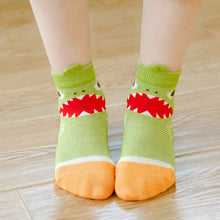 Load image into Gallery viewer, Children's Mesh Bright Color Dinosaur Boat Socks
