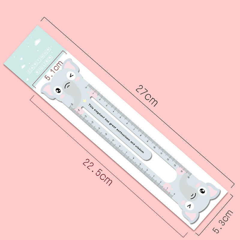 Load image into Gallery viewer, Japanese And Korean Creative Zodiac Magnetic Ruler Cartoon