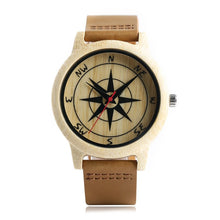 Load image into Gallery viewer, Premium Natural Wood Compass Watch
