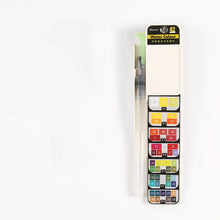 Load image into Gallery viewer, Fan-shaped foldable solid watercolor paint
