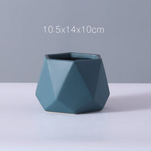 Load image into Gallery viewer, Geometric Green Plants Hydroponic Flowerpot
