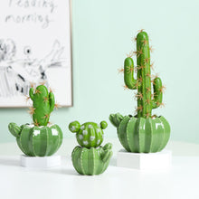 Load image into Gallery viewer, Indoor Ceramic Succulent Plant Pot Cactus Flower Pot Home Balcony Garden Decoration Ornaments
