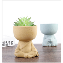 Load image into Gallery viewer, Large Caliber Unfired Ceramic Indoor Plant Air Permeable Flowerpot
