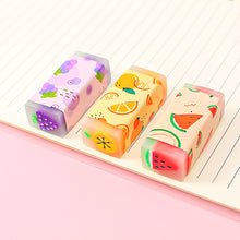 Load image into Gallery viewer, Creative Stationery Fruit Eraser Sassafras Students Learn
