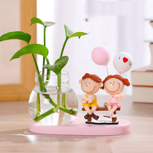 Load image into Gallery viewer, Vase Flower Arrangement Ornaments Glass Transparent Water Grow Flowers
