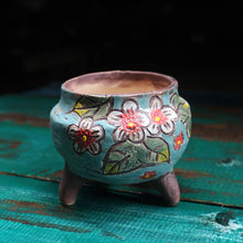 Load image into Gallery viewer, Succulent Flower Pot Hand-painted Stoneware Retro Creative Breathable
