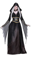 Load image into Gallery viewer, Dark Vampire Witch Horror COS Masquerade Party Show Halloween Costume
