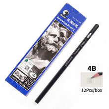 Load image into Gallery viewer, Marley pencil drawing charcoal
