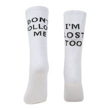 Load image into Gallery viewer, English alphabet socks ins tide socks

