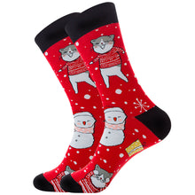 Load image into Gallery viewer, Fashionable Men's Santa Claus Elk Socks Trendy Cotton Socks
