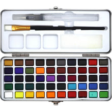 Load image into Gallery viewer, 50-color solid watercolor paint set

