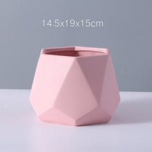 Load image into Gallery viewer, Geometric Green Plants Hydroponic Flowerpot
