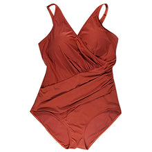 Load image into Gallery viewer, One-piece high waist plus size swimwear
