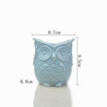 Load image into Gallery viewer, Green plant ceramic flower pot container
