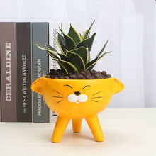 Load image into Gallery viewer, Simple Small Desktop Home Animal Flowerpot
